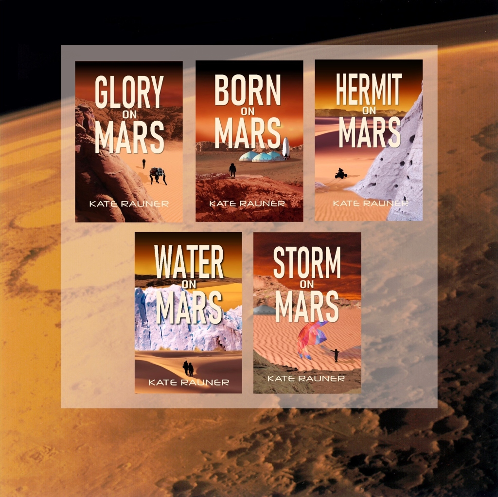 Scifi book covers, Colony on Mars Series