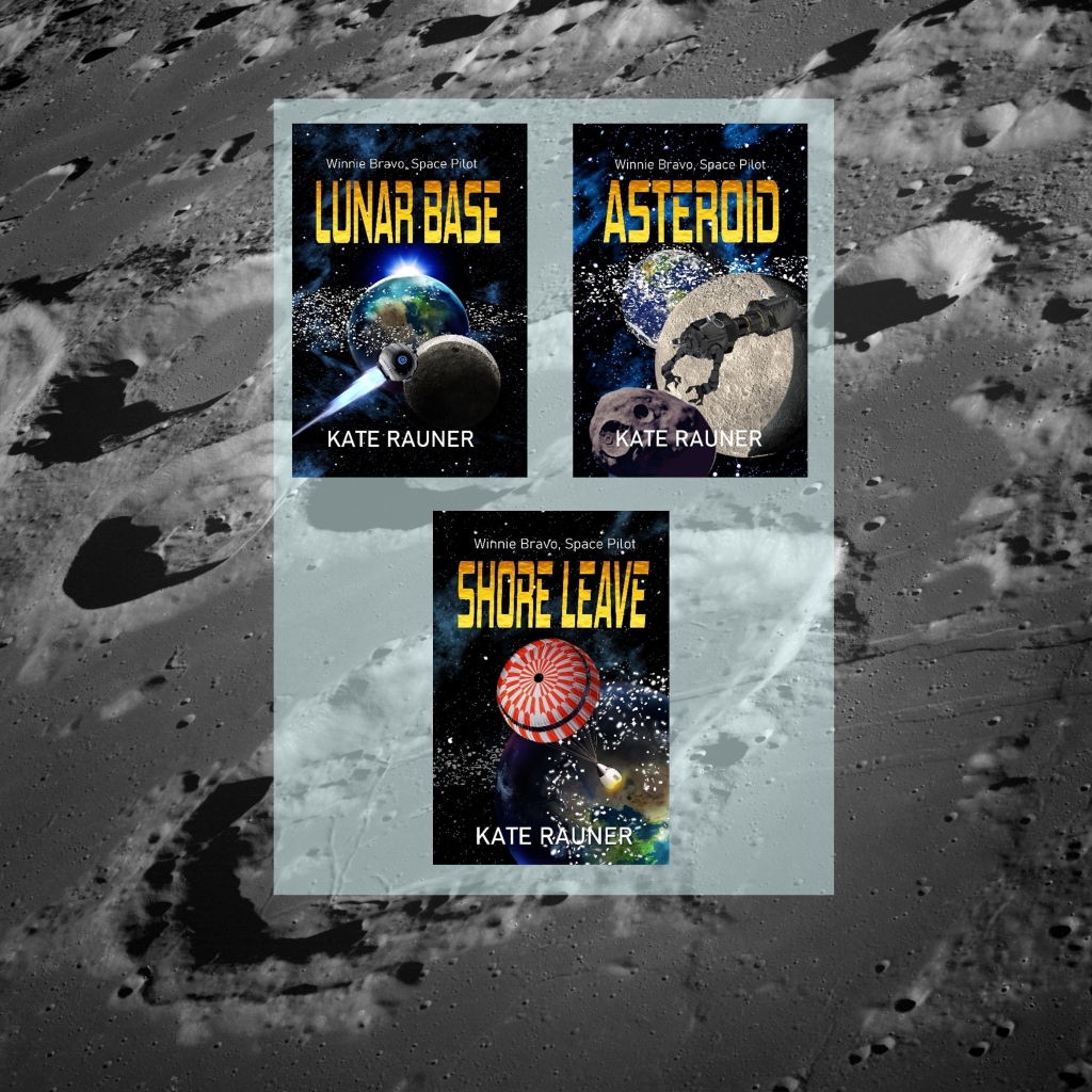 Scifi book covers, Winnie Bravo, Space Pilot series