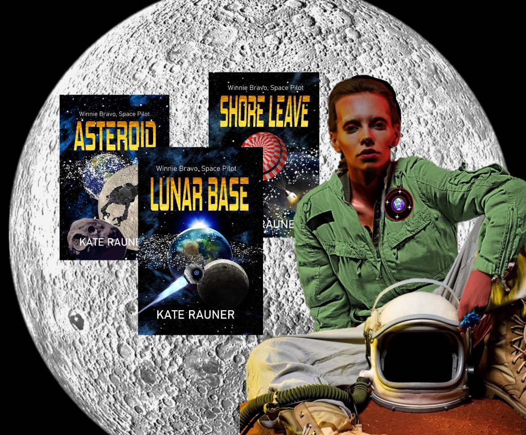 Winnie Bravo, Space Pilot series, book covers and pilot's image